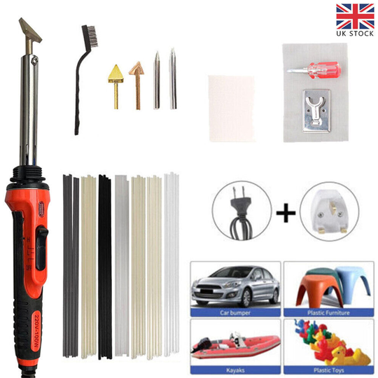 Soldering Iron Kit Plastic Welding Welder Car Bumper Dashboard Repair Tool