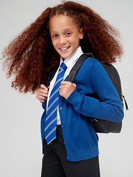 Everyday Girls 2 Pack School Cardigans - Royal Blue