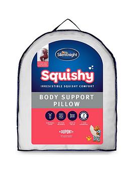 Silentnight Squishy Body Pillow - White