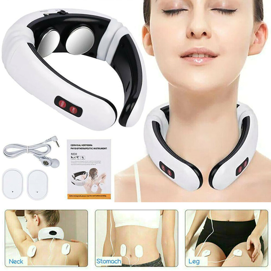 Pro Electric Neck Massager Body Shoulder Relax Cervical Massage Relieve Pain