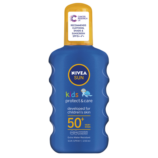 Nivea Sun Kids Moisturising Sun Spray Very High SPF 50+, 200 ml (Blue)