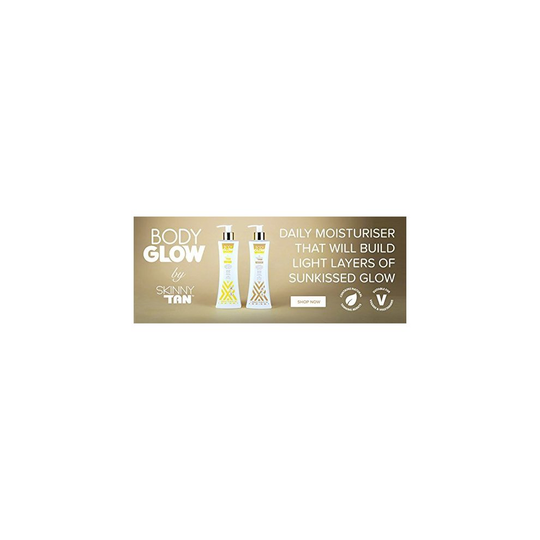 Body Glow by Skinny Tan Medium 280ml -Buildable sun-kissed glow!