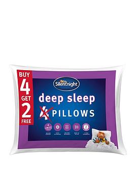 Silentnight Deep Sleep Pillow Pack - Set Of 4 (Plus 2 Extra Free!)