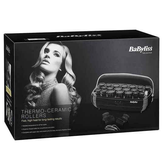 BaByliss 3045U 20 Pieces Thermo-Ceramic Roller Set With 2 Heat Settings