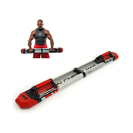 Iron Chest Master Push Up Machine - The Perfect Chest Workout Equipment for Home Workouts - Exercise Equipment Includes Resistance Bands and Unique Fi