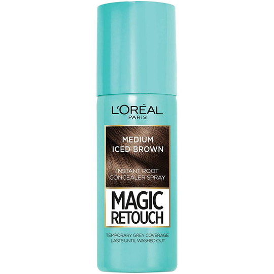 (Medium Iced Brown) L'Oreal Magic Retouch Temporary Concealer Spray