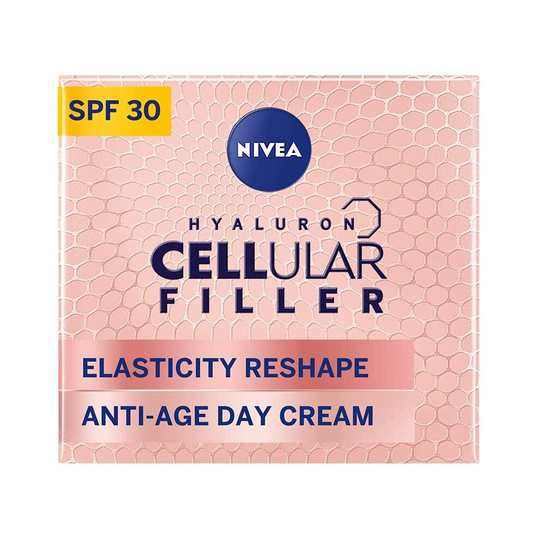 NIVEA Cellular Elasticity Day Cream (50ml), Anti Wrinkle Cream with Hyaluron, Collagen Booster, and Elastin Booster. Day Cream for Women, Anti Aging F
