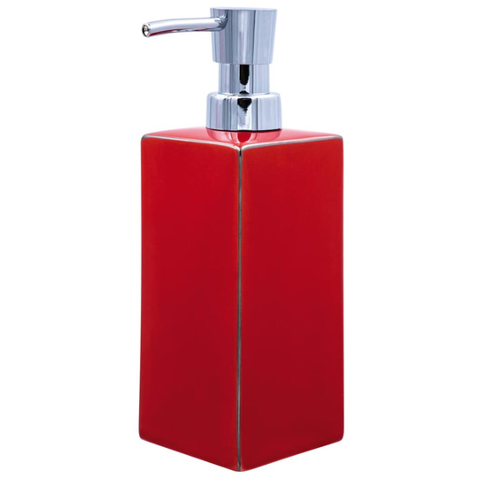 RIDDER Soap Dispenser Red Shampoo Liquid Lotion Pump Bottle Bathroom Home