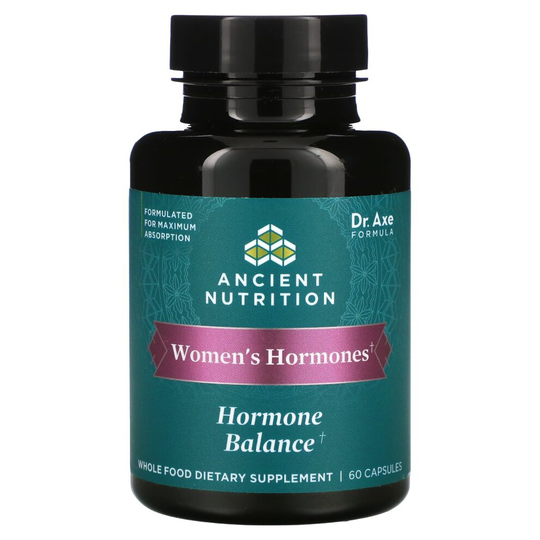 Dr. Axe / Ancient Nutrition, Women's Hormones, Hormone Balance, 60 Capsules