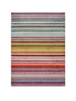 Villa Multicoloured Stripe Rug