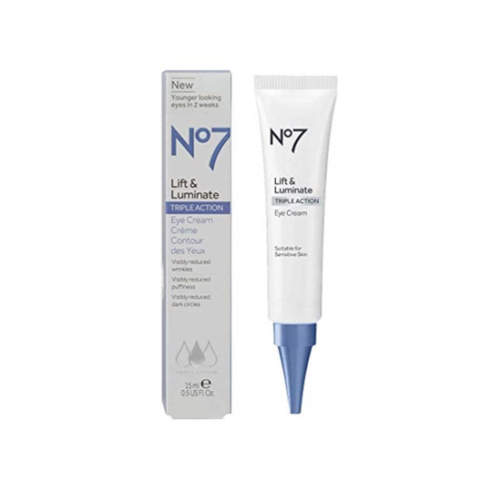 No7 Lift & Luminate Triple Action Eye Cream - .5oz
