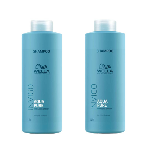 Wella INVIGO Balance Aqua Pure Purifying Shampoo 1000ml x2