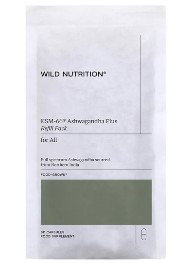 Wild Nutrition KSM-66 Ashwagandha Plus Refill 60 caps