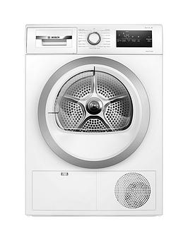 Bosch Wth85223Gb Capacity 8Kg, Heat Pump, Freestanding Tumble Dryers - White