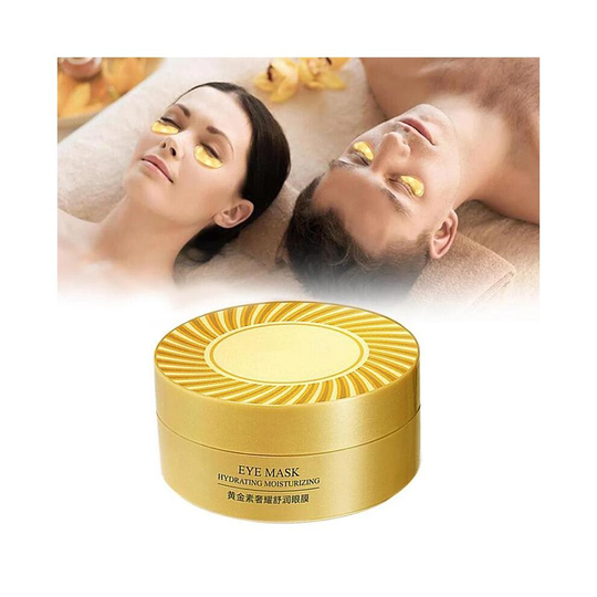 60PCS Gold Hydrating Collagen Eye Mask Moisturizing Fading Dark Circles Eye Patches