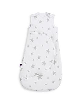 Snuz Snuzpouch Sleeping Bag, 1.0 Tog - Grey Star, 0-6M