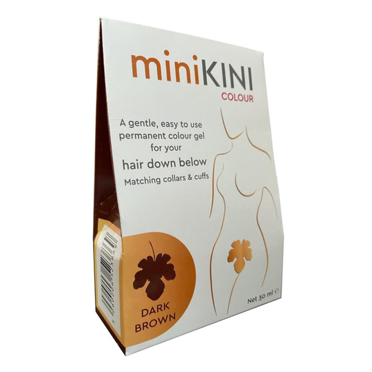 MiniKINI Colour - Organic colour for pubic hair - DARK BROWN