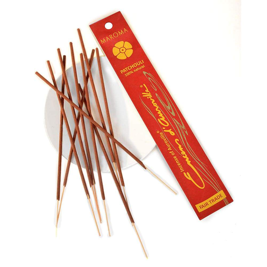 Maroma Encens D'Auroville Patchouli Incense Sticks, 10 Sticks