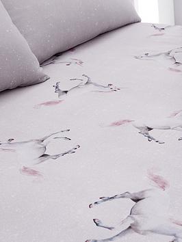 Catherine Lansfield Enchanted Unicorn Fitted Sheet - Pink