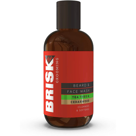 Brisk Beard Shampoo Tea Tree & Cedarwood 150ml