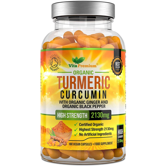 Organic Turmeric Curcumin 2130mg per Serving