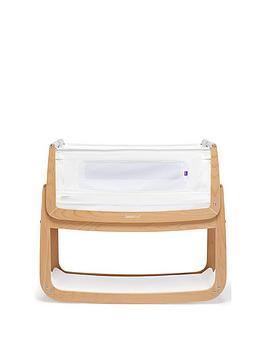 Snuz Snuzpod 4 Bedside Crib With Mattress - Natural