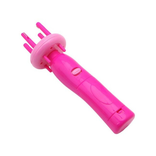 Automatic Twist Braid Knitted Device 4 Head Hair Braiders Style Gadget For Women Rose Red