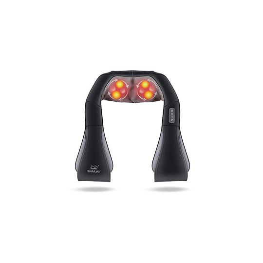 Snailax Shiatsu Neck Shoulder Massager with Heat - Adjustable Back Massager, Heated Neck Massage Pillow, Electric Massagers for Neck and Back Shoulder
