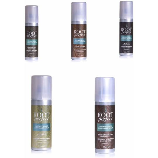 Root Perfect Hair Concealer Spray 75ml - Medium Brown