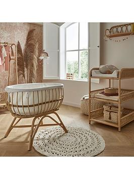 Cuddleco Aria 2-Piece Set With Crib &Amp; Changer - Rattan