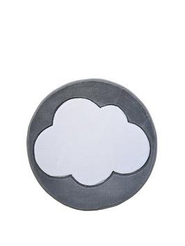 Everyday Small Cloud Circle Rug