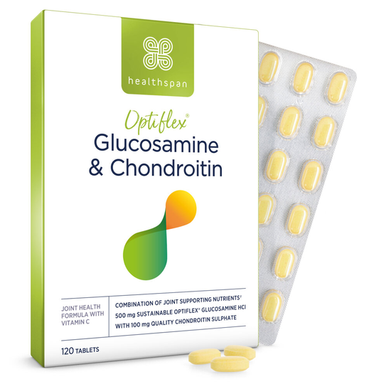 Healthspan Optiflex Glucosamine & Chondroitin, 120 Tablets, Vitamin C