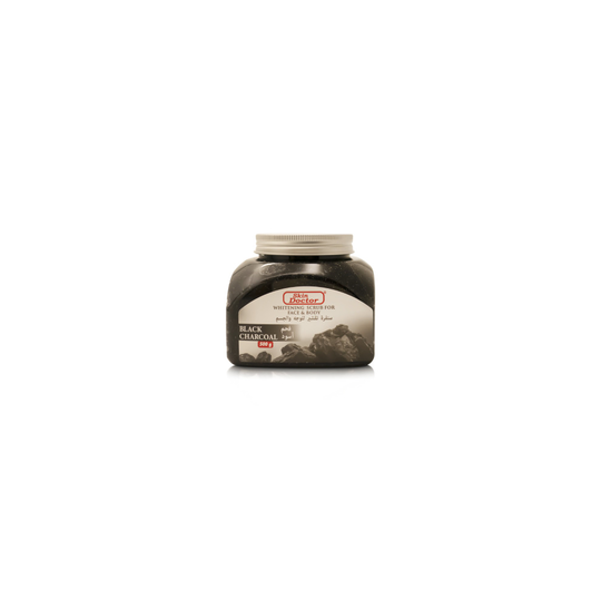 Skin Doctor Black Charcoal Whitening Scrub For Face & Body 500g