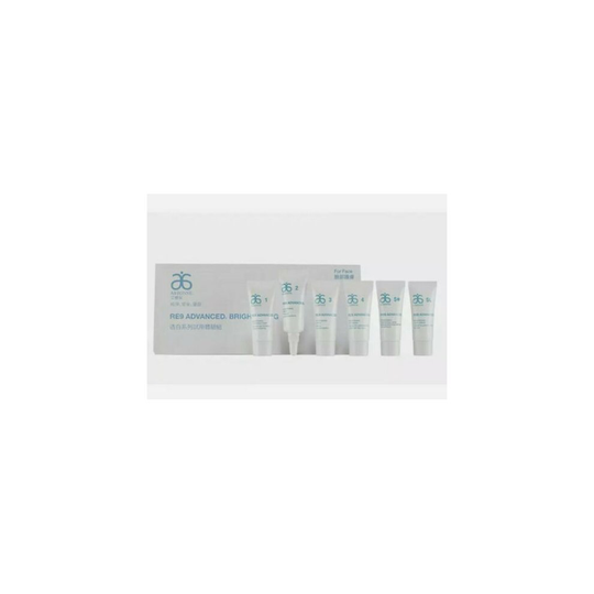 ARBONNE RE9 ADVANCED BRIGHTENING Travel Sample Set (6x 3ml) BNIB Vegan Skin Care