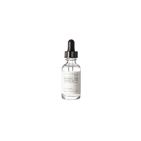 MATRIXYL 3000 + ARGIRELINE Peptide 1 oz Serum + Organic Hyaluronic Acid, Wrinkle Aging Fighting, Powerful Line Remover Collagen Booster ASTERWOOD NATU
