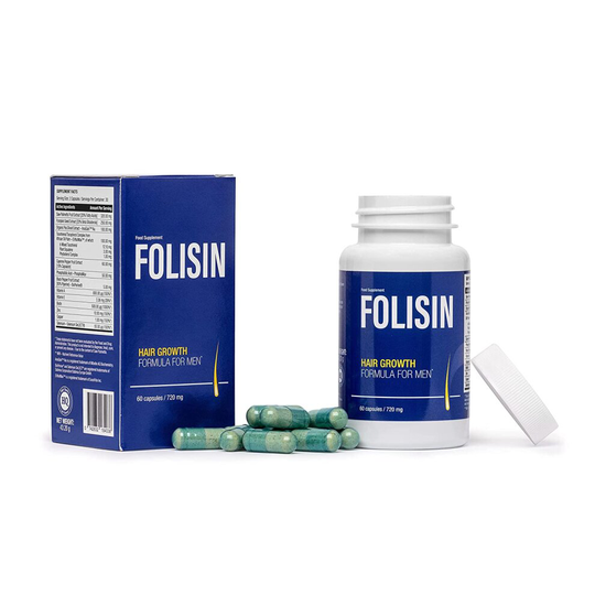 Folisin Hair Growth Formula for Men - 60 Capsules