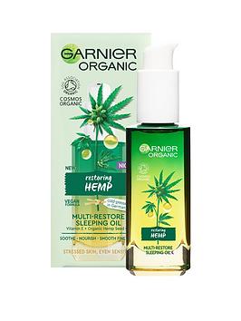 Garnier Organic Hemp Multi-Restore Facial Sleeping Oil 30Ml