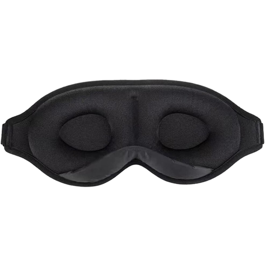 3D Blackout Sleep Eye Mask Adjustable Sleep Eye Mask Portable Nap Sleep Eye Mask for Travel, Office, Yoga, Home Sleeping