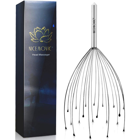 NICEMOVIC Head Massager Scalp Massage Scratcher with 20 Fingers
