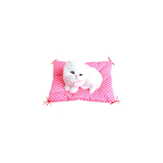 (7#) Plush Stuffed Toy Sleeping Cat Simulation Sound