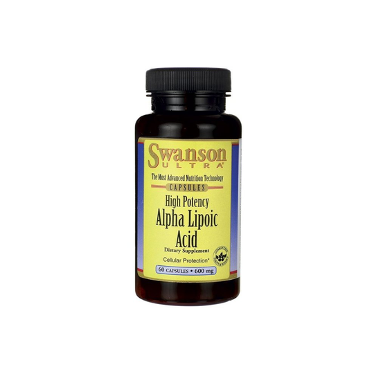 Swanson Alpha Lipoic Acid, 600mg - 60 caps