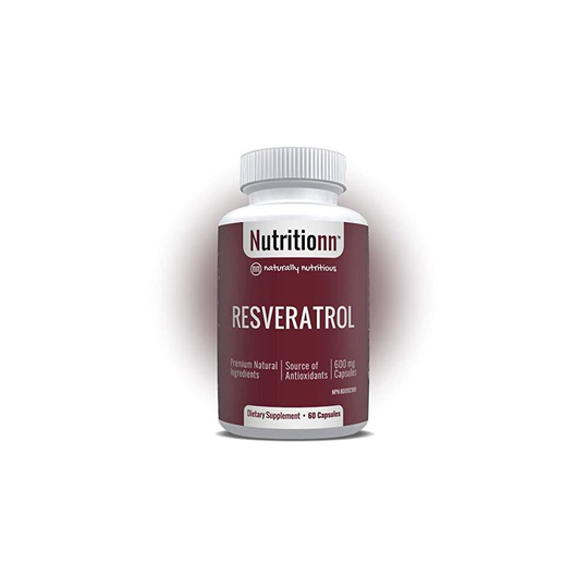 Resveratrol 1200 mg by Nutritionn - Premium Natural Anti-Aging Antioxidant Supplement - 100% Pure Resveratrol