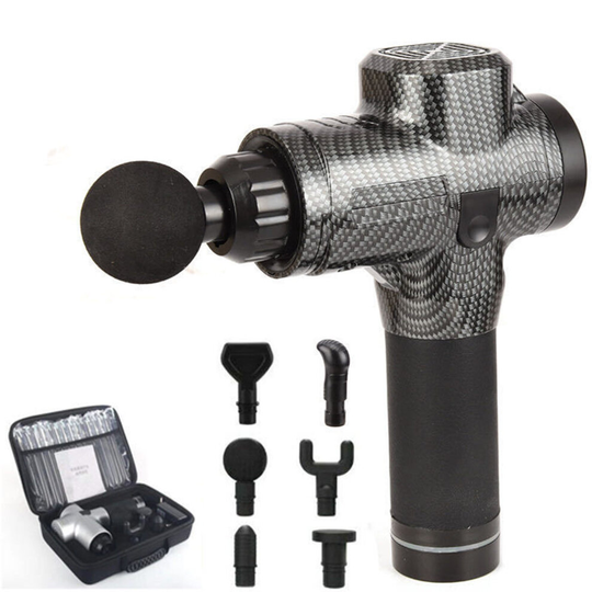 6 Heads Massage Gun Muscle Deep Tissue Percussion Relax Massager