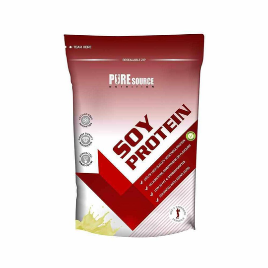(Vanilla, 2.5Kg) Soy Protein Isolate Powder Natural Vegan Flavoured