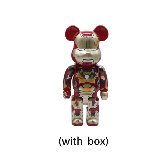 (Iron Man) Brick Bear Toy Action Figure Iron Man