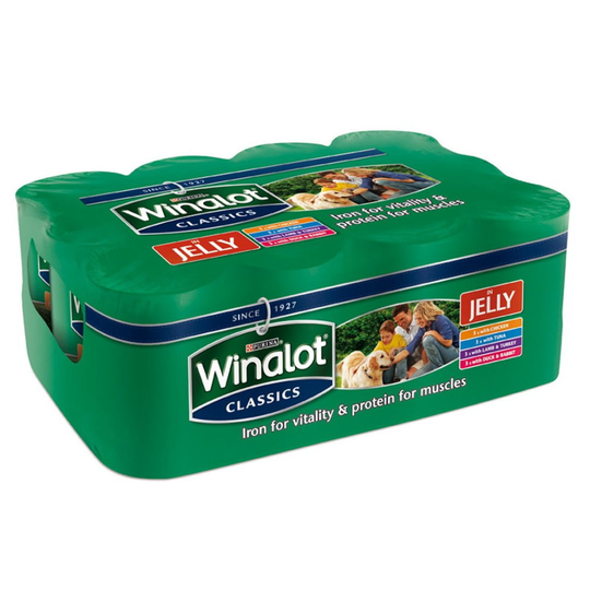 Winalot Can Mixed Variety Hearty Duos In Jelly 12x400g