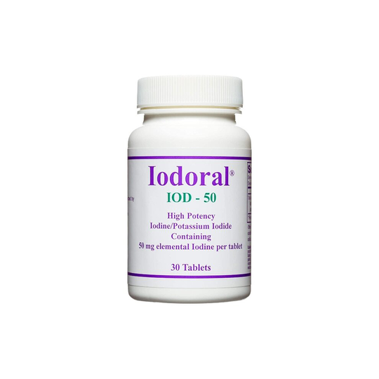 Iodoral, High Potency Iodine, 50mg x 30Tabs