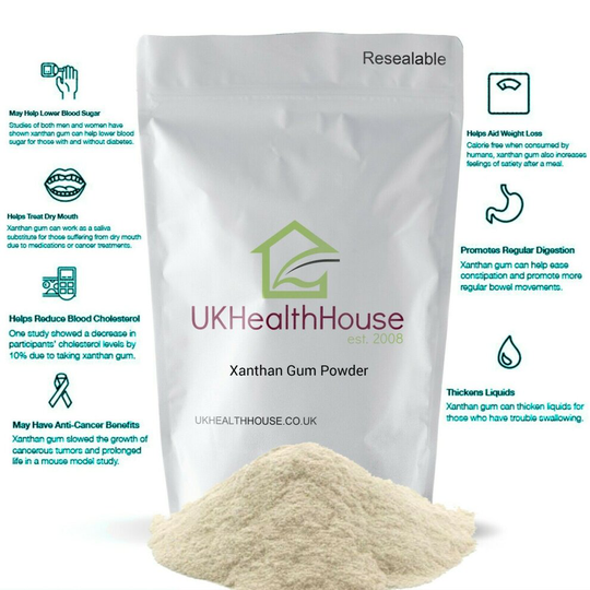 (Xanthan Gum - High Quality Food Grade Fine Powder 100g - Gluten Free - 200 Mesh) Xanthan Gum - Food Grade Fine Powder - 200 Mesh