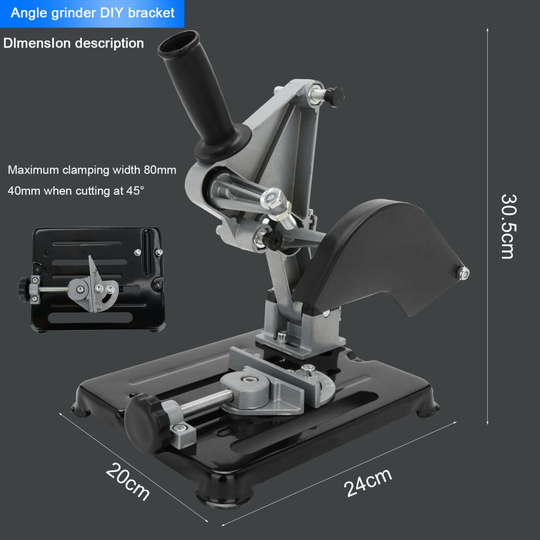 Universal 45° Angle Grinder Table Saw Cutting Grinder Machine Stand