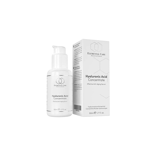INTRODUCTORY OFFER Hyaluronic Acid Serum Vegan 50ml Opal Glass - Powerful, Highly Dosed Anti-Aging Face Serum - Great Anti-Wrinkle Skin Care,
